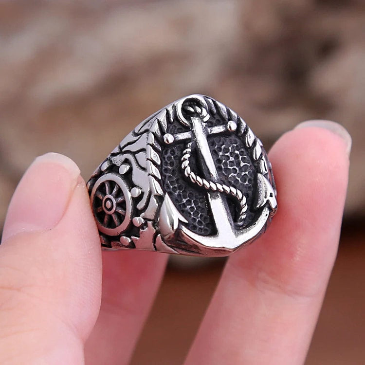 Wikinger-Ring Drakkar-Anker Wikinger-Ring Drakkar-Anker
