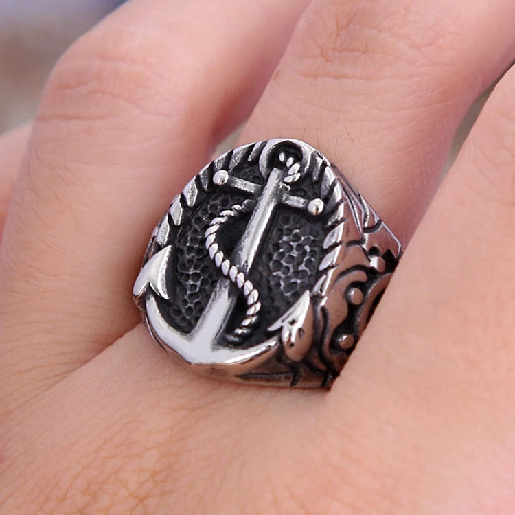 Wikinger-Ring Drakkar-Anker Wikinger-Ring Drakkar-Anker