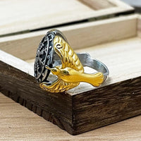 Wikinger Ring - Raben Wächter des Vegvisir Wikinger Ring - Raben Wächter des Vegvisir