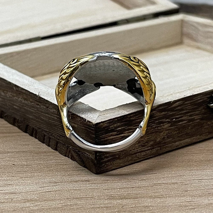 Wikinger Ring - Raben Wächter des Vegvisir Wikinger Ring - Raben Wächter des Vegvisir