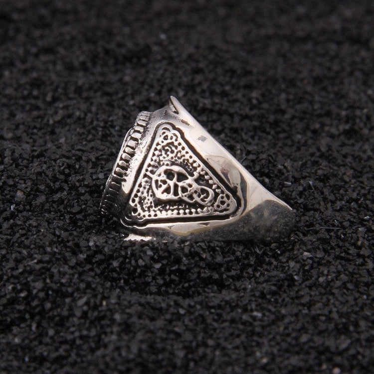 Wikinger Ring aus 925er Sterlingsilber - Macht des Valknut Wikinger Ring aus 925er Sterlingsilber - Macht des Valknut
