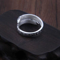 Wikinger Ring aus 925er Sterlingsilber - Rune der Schlange Wikinger Ring aus 925er Sterlingsilber - Rune der Schlange