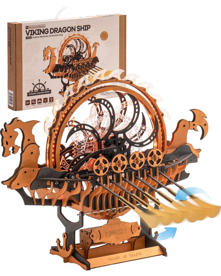 Wikingerschiff - Mechanisches Puzzle Wikingerschiff - Mechanisches Puzzle