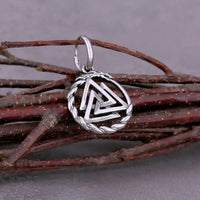 Valknut Ohrringe aus rostfreiem Stahl Valknut Ohrringe aus rostfreiem Stahl