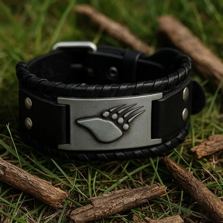 Berserker-Armband aus Leder Berserker-Armband aus Leder