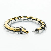Schlangenarmband \"Zorn von Jörmungand\" - Gold / Silber Schlangenarmband \"Zorn von Jörmungand\" - Gold / Silber