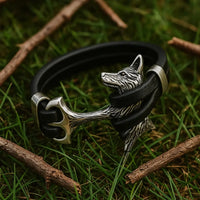 Wolf Lederarmband Wolf Lederarmband