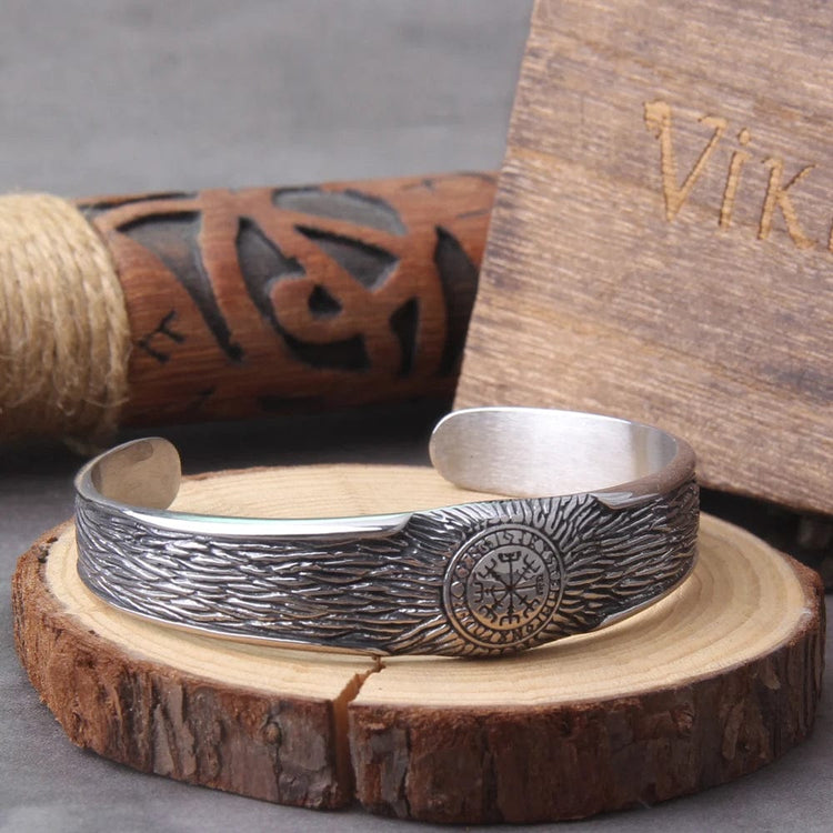 Wikinger-Armband Kompass Vegvisir Wikinger-Armband Kompass Vegvisir