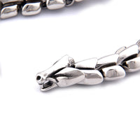 Wikinger-Armband aus 925er Sterlingsilber - Der prächtige Ouroboros Wikinger-Armband aus 925er Sterlingsilber - Der prächtige Ouroboros