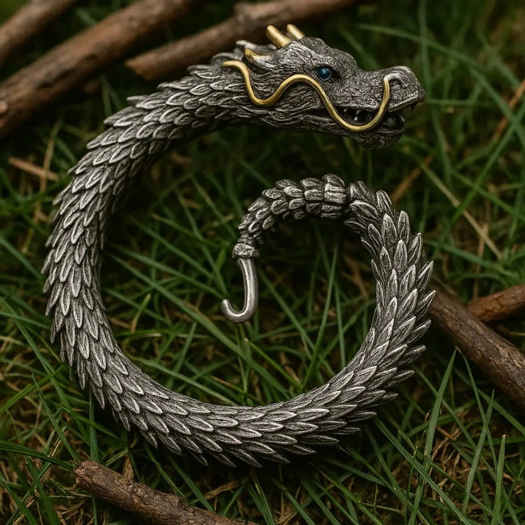 Wikinger-Armband Drachenkopf Wikinger-Armband Drachenkopf