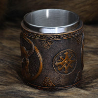 Wikingerkrug \"Bösartiger Loki Krug\" Wikingerkrug \"Bösartiger Loki Krug\"