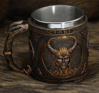 Wikingerkrug \"Bösartiger Loki Krug\" Wikingerkrug \"Bösartiger Loki Krug\"