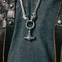 Mjolnir-Halskette - Wolfsschutz Mjolnir-Halskette - Wolfsschutz