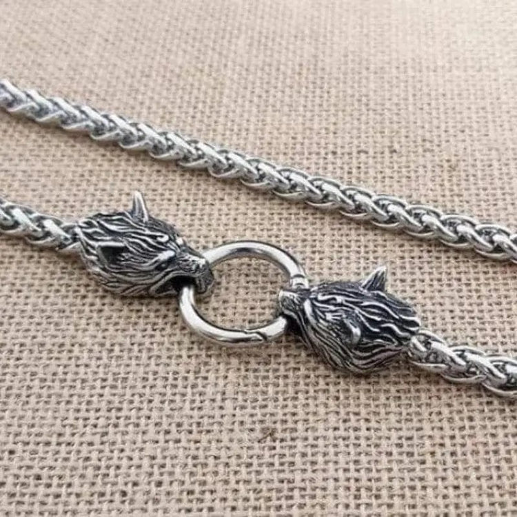 Mjolnir-Halskette - Wolfsschutz Mjolnir-Halskette - Wolfsschutz