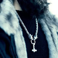 Mjolnir-Halskette - Wolfsschutz Mjolnir-Halskette - Wolfsschutz