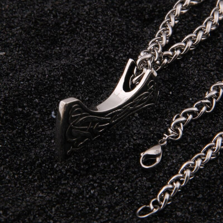Wikingerkette aus 925er Sterlingsilber - Die Streitaxt Wikingerkette aus 925er Sterlingsilber - Die Streitaxt