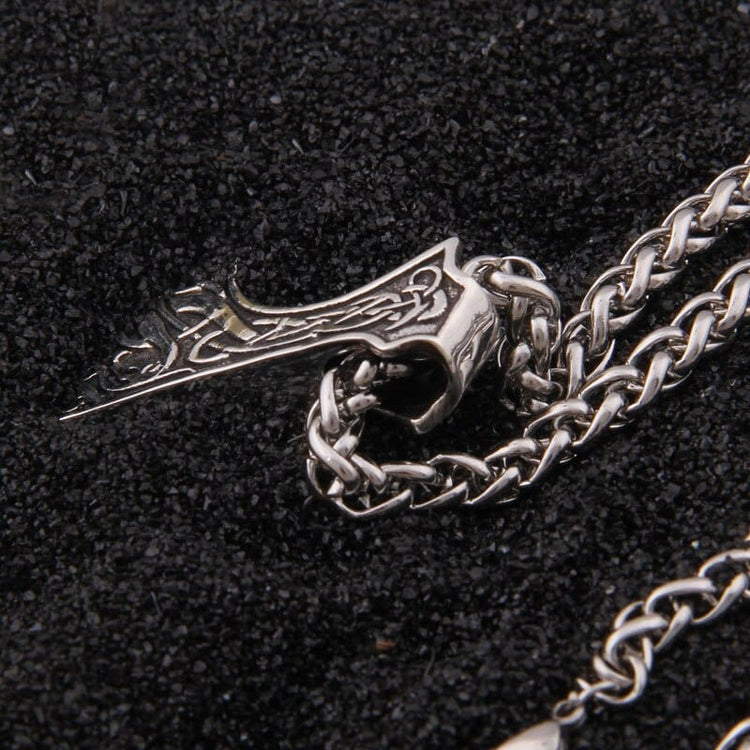 Wikingerkette aus 925er Sterlingsilber - Die Streitaxt Wikingerkette aus 925er Sterlingsilber - Die Streitaxt