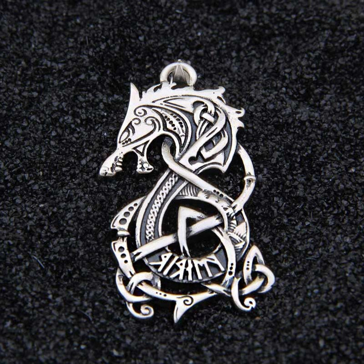 Anhänger aus 925er Sterlingsilber - Fenrirs Wut Anhänger aus 925er Sterlingsilber - Fenrirs Wut