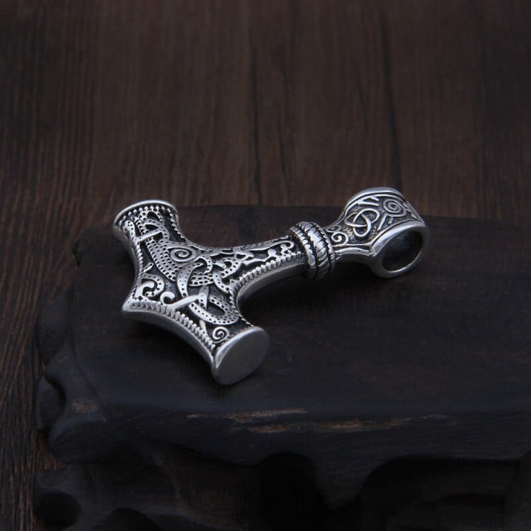 Anhänger aus 925er Sterlingsilber - Mjolnir Anhänger aus 925er Sterlingsilber - Mjolnir