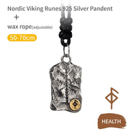 Wikingerkette aus 925er Sterlingsilber - Runenstele Wikingerkette aus 925er Sterlingsilber - Runenstele