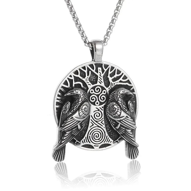Wikinger-Halskette Hugin et Munin Wikinger-Halskette Hugin et Munin