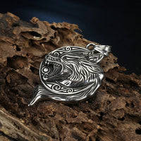 Wikinger-Halskette das Gebrüll des großen Fenrir Wikinger-Halskette das Gebrüll des großen Fenrir
