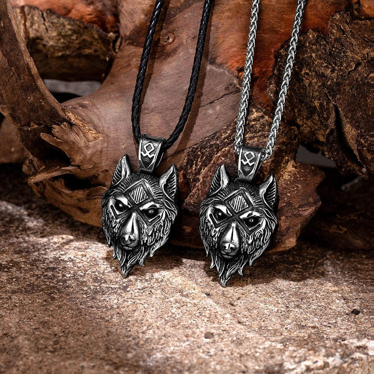 Wikingerkette Wolfskopf - Fenrir Wikingerkette Wolfskopf - Fenrir