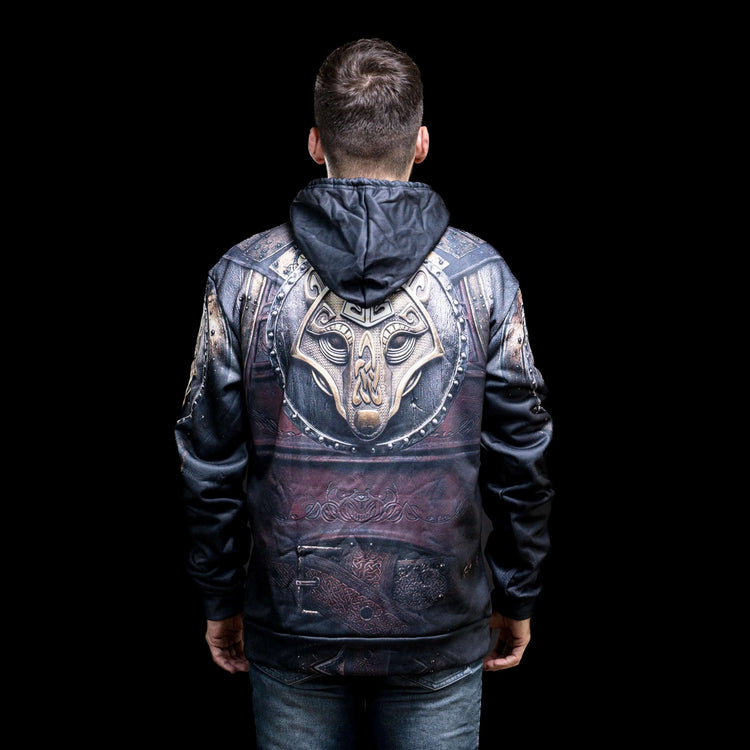 Wikinger Hoodie \"Fenrir, die Ausrüstung des Kriegers\" Wikinger Hoodie \"Fenrir, die Ausrüstung des Kriegers\"