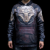 Wikinger Hoodie \"Fenrir, die Ausrüstung des Kriegers\" Wikinger Hoodie \"Fenrir, die Ausrüstung des Kriegers\"