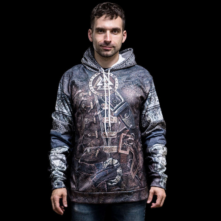 Wikinger Hoodie \"Hoodie Rüstung von Walhalla\" Wikinger Hoodie \"Hoodie Rüstung von Walhalla\"