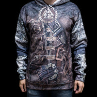 Wikinger Hoodie \"Hoodie Rüstung von Walhalla\" Wikinger Hoodie \"Hoodie Rüstung von Walhalla\"