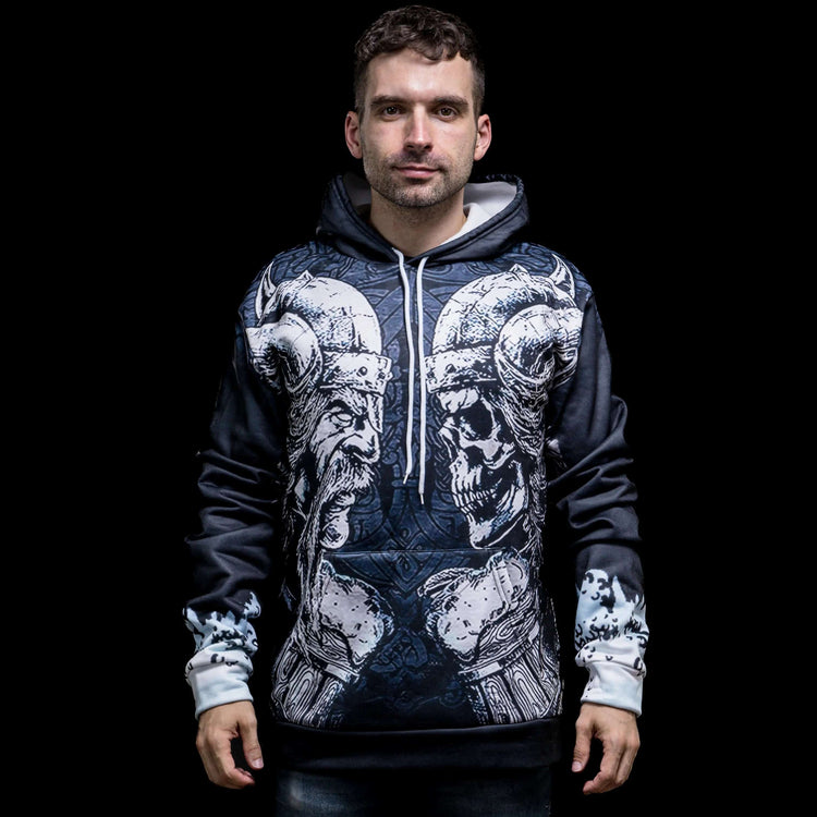 Wikinger Hoodie \"Hoodie Ewiges Duell\" Wikinger Hoodie \"Hoodie Ewiges Duell\"