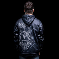 Viking Hoodie \"Hoodie Infinity Ouroboros und Vegvisir\" Viking Hoodie \"Hoodie Infinity Ouroboros und Vegvisir\"
