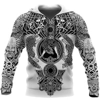 Wikinger Hoodie \"Nordwolf Hoodie - Wikinger Embleme\" Wikinger Hoodie \"Nordwolf Hoodie - Wikinger Embleme\"
