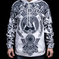 Wikinger Hoodie \"Nordwolf Hoodie - Wikinger Embleme\" Wikinger Hoodie \"Nordwolf Hoodie - Wikinger Embleme\"