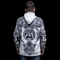 Wikinger Hoodie \"Nordwolf Hoodie - Wikinger Embleme\" Wikinger Hoodie \"Nordwolf Hoodie - Wikinger Embleme\"