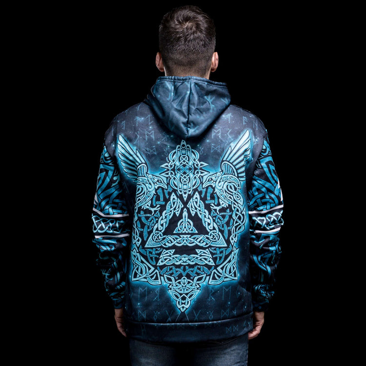 Wikinger Hoodie \"Mjölnir Hoodie des Wolfes\". Wikinger Hoodie \"Mjölnir Hoodie des Wolfes\".