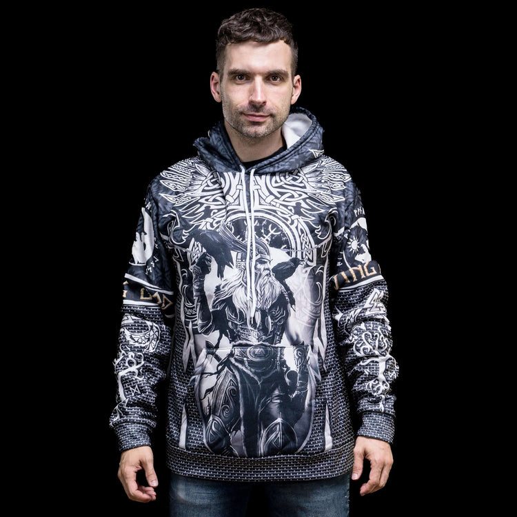 Wikinger Hoodie \"Hoodie Thor Der Göttliche\" Wikinger Hoodie \"Hoodie Thor Der Göttliche\"