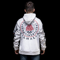 Wikinger Hoodie \"Rune Valknut Weg nach Walhalla\" Wikinger Hoodie \"Rune Valknut Weg nach Walhalla\"