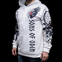 Wikinger Hoodie \"Rune Valknut Weg nach Walhalla\" Wikinger Hoodie \"Rune Valknut Weg nach Walhalla\"