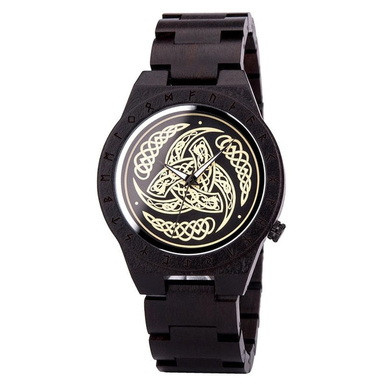 Armbanduhr aus Holz - Das Horn des Odin Armbanduhr aus Holz - Das Horn des Odin