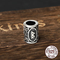 Wikingerbartperlen aus 925er Sterling Silber - Runenkollektion Wikingerbartperlen aus 925er Sterling Silber - Runenkollektion