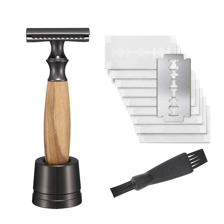 Wikinger-Rasiermesser aus Olivenholz Wikinger-Rasiermesser aus Olivenholz