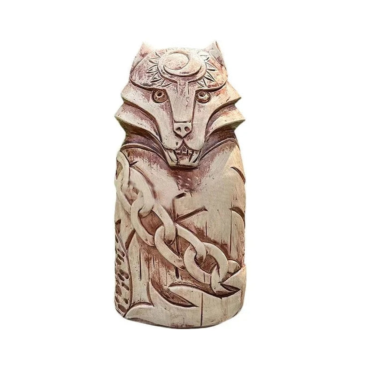 Wolfsstatuette Fenrir Wolfsstatuette Fenrir