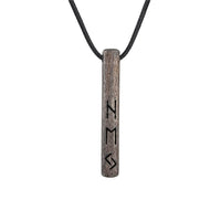 Wikingeramulett des Futhark das Runenalphabet - Edelstahl Wikingeramulett des Futhark das Runenalphabet - Edelstahl