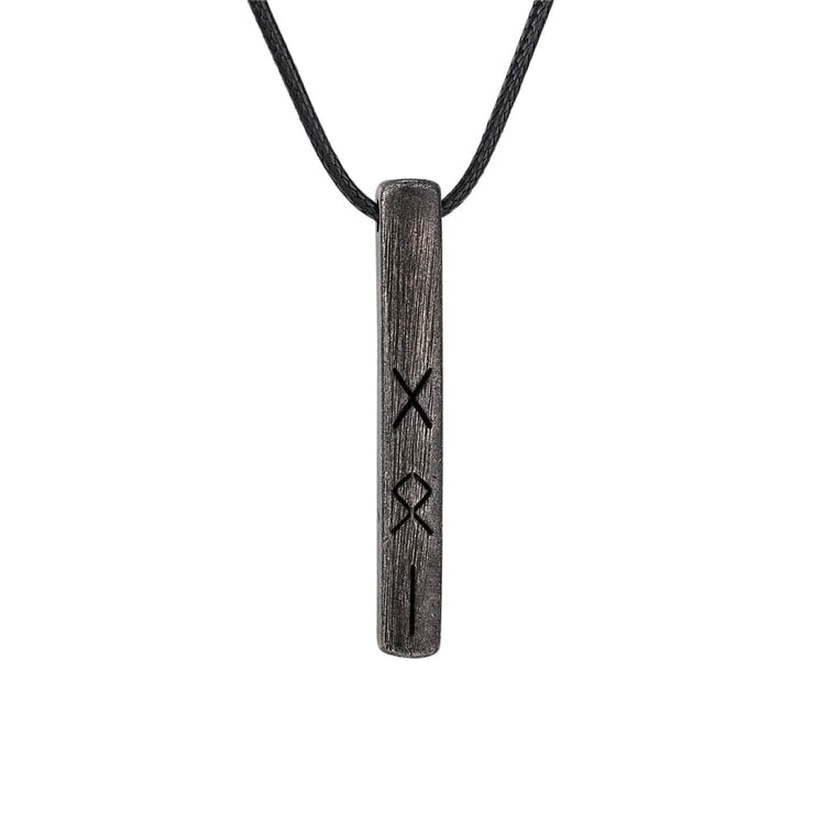 Wikingeramulett des Futhark das Runenalphabet - Edelstahl Wikingeramulett des Futhark das Runenalphabet - Edelstahl
