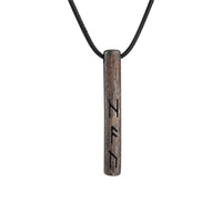 Wikingeramulett des Futhark das Runenalphabet - Edelstahl Wikingeramulett des Futhark das Runenalphabet - Edelstahl