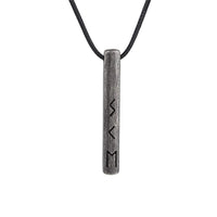 Wikingeramulett des Futhark das Runenalphabet - Edelstahl Wikingeramulett des Futhark das Runenalphabet - Edelstahl