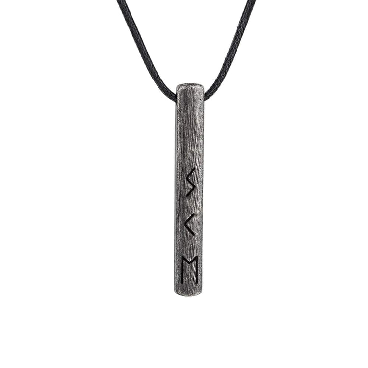 Wikingeramulett des Futhark das Runenalphabet - Edelstahl Wikingeramulett des Futhark das Runenalphabet - Edelstahl