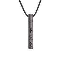 Wikingeramulett des Futhark das Runenalphabet - Edelstahl Wikingeramulett des Futhark das Runenalphabet - Edelstahl